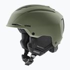 Cască de schi UVEX Resolution khaki matt