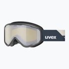 Ochelari de schi pentru copii UVEX Speedy Nova FM S2 black matt/mirror silver