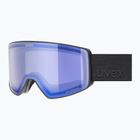 Ochelari de schi UVEX Scenic P S0-S4 black matt/mirror blue/pola