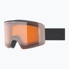 Ochelari de schi UVEX Ignite LG S2 black matte / orange