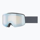 Ochelari de schi pentru copii UVEX Pwdr FM Jr S2 black matt/mirror sapphire