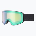 Ochelari de schi UVEX Scenic FM S2 black matt/mirror green