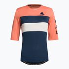 Tricou de ciclism pentru femei Maloja WallisM bleumarin-portocaliu 35160