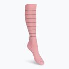 Șosete compresive de alergat pentru femei CEP Reflective roz WP401Z