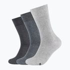 Șosete pentru bărbați Skechers Basic 3 pairs light grey melange