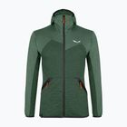 Hanorac bărbătesc Salewa Puez Melange PL FZ Pulover cu glugă verde 00-0000027386