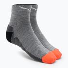 Șosete de trekking pentru femei Salewa MTN TRN AM QRT gri 00-0000069031