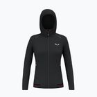 Bluză de trekking pentru femei Salewa Pedroc PL Hooded black out