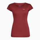 Tricou pentru femei  Salewa Puez Melange Dry syrah melange