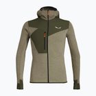 Bluză de trekking pentru bărbați Salewa Puez 2 Dry Hood FZ dark olive melange