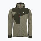 Bluză de trekking pentru bărbați Salewa Puez 2 Dry Hood FZ dark olive melange