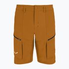 Pantaloni scurți de trekking pentru bărbați Salewa Puez DST Cargo golden brown