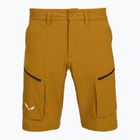 Pantaloni scurți de trekking pentru bărbați Salewa Puez DST Cargo golden brown