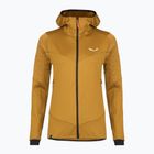 Bluză de trekking petru femei Salewa Sella Crevasse Hd golden brown