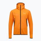 Bluză de trekking pentru bărbați Salewa Agner Hybrid PL/DST FZ Hoody turmeric melange/0910