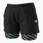 Pantaloni scurți de alergare pentru femei DYNAFIT Trail 2IN1 black out jadelite