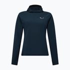 Tricou de trekking pentru femei Salewa Puez Sun Hoodie navy blazer