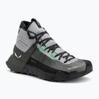 Pantofi de abordare pentru bărbați Salewa Wildfire Nxt Mid GTX aliaj / dark olive