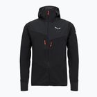 Bluză de trekking pentru bărbați Salewa Agner PL Hooded black out