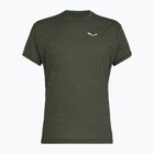 Tricou bărbați Salewa Puez Melange Dry faded green melange