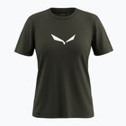 Tricou damă Salewa Solid Dry dark olive
