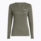 Longsleeve pentru femei Salewa Puez Melange Dry faded green melange