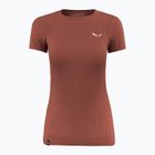 Tricou de trekking pentru femei Salewa Zebru Medium Warm Amr etruscan red