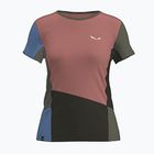 Tricou de trekking pentru femei Salewa Puez Sporty Dry desert pink/multi