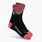 Șosete de schi DYNAFIT Traverse Mid black out ultra coral/6a10
