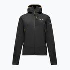 Bluză fleece pentru femei Salewa Ortles Fleece Pro Hooded Black Out