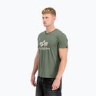 Tricou polo  pentru bărbați  Alpha Industries Basic vintage green