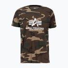 Tricou pentru bărbați  Alpha Industries Basic Camo wdl camo 65