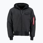 Alpha Industries jachetă pentru bărbați MA-1 ZH Back Print negru / reflectorizant