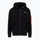 Bluză pentru bărbați Alpha Industries Back Print Zip black