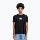 Tricou pentru bărbați  Alpha Industries Basic Mid Logo black