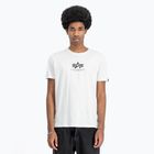 Tricou pentru bărbați  Alpha Industries Basic Mid Logo white