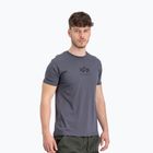 Tricou pentru bărbați  Alpha Industries Basic Mid Logo greyblack/black