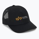 Șapcă pentru bărbați Alpha Industries Label Trucker black
