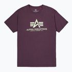 Tricou pentru bărbați Alpha Industries Basic plum