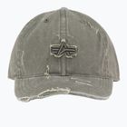 Șapcă Alpha Industries Acid Logo dark olive