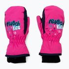 Mănuși de snowboard cu un singur deget pentru copii Reusch Mitten, roz, 48/85/405/350