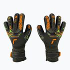 Mănuși de portar Reusch Attrakt Gold X Finger Support Junior verde-negru 5372050-5555