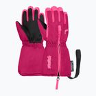 Mănuși de schi pentru copii Reusch Tom fuchs purp/knockout pink
