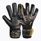 Mănuși de portar pentru copii Reusch Attrakt Silver NC Finger Support Junior black/gold/white/black