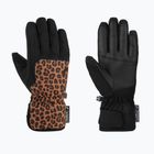 Mănuși de schi pentru femei Reusch Keira R-Tex XT black/brown leopard