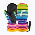 Mănuși de schi pentru copii Reusch Carter R-Tex XT Junior Mitten black/multicolour lines