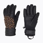 Mănuși de schi pentru femei Reusch Beatrix R-Tex XT black/brown leopard