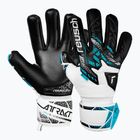 Mănuși de portar pentru copii Reusch Attrakt Gold NC Junior white/silver/black