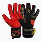 Mănuși de portar pentru copii  Reusch Attrakt Freegel Silver Junior black/gold/fiery red