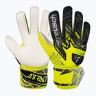 Mănuși de portar pentru copii  Reusch Attrakt Solid Junior safety yellow/silver